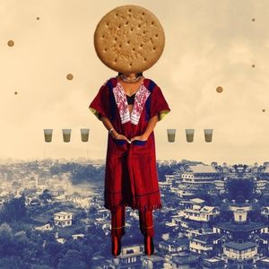 NorBlack NorWhite Kimono, one size